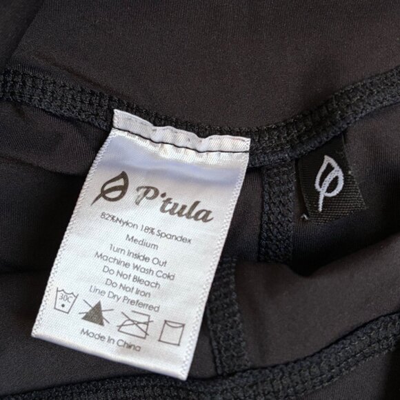 P’tula Side-Pocket 7/8 Leggings (Black) - Size Medium - Picture 5 of 9